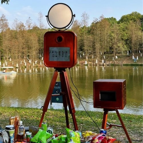 Mô hình photobooth di động chụp ảnh lấy liền